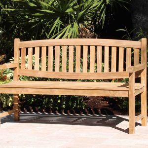 60in Java Oval Bench Side