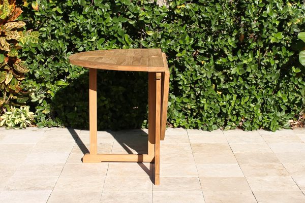 Teak Table Legs, Folding - for use with fixed tables